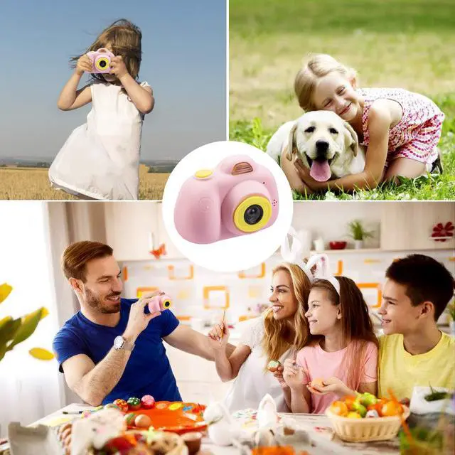 Alt view image 6 of 6 - Werleo Kids Camera Gifts for 4-8 Year Old Girls, Shockproof Cameras Great Gift Mini Child Camcorder for Little Girl with Soft Silicone Shell for Outdoor Play - 32GB Memory Card Included