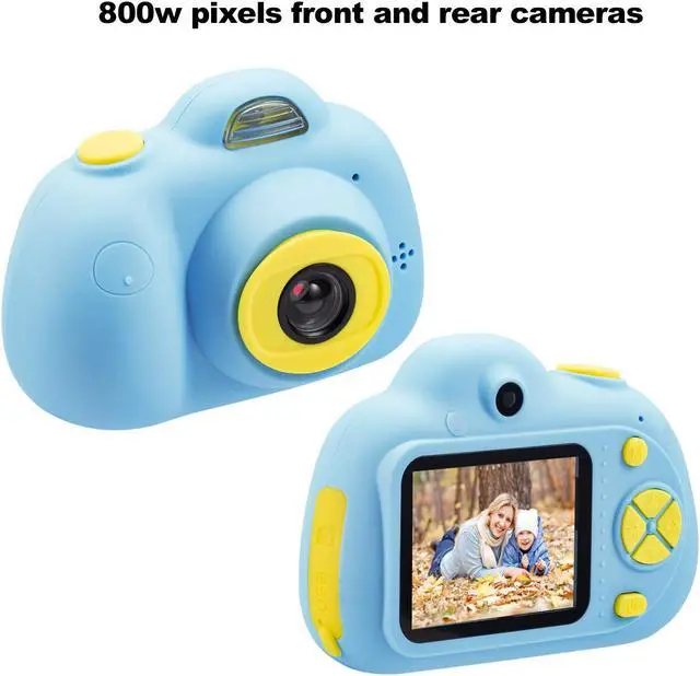 Alt view image 2 of 7 - Werleo Kids Camera Gifts for 4-8 Year Old Girls, Shockproof Cameras Great Gift Mini Child Camcorder for Little Girl with Soft Silicone Shell for Outdoor Play - 32GB Memory Card Included