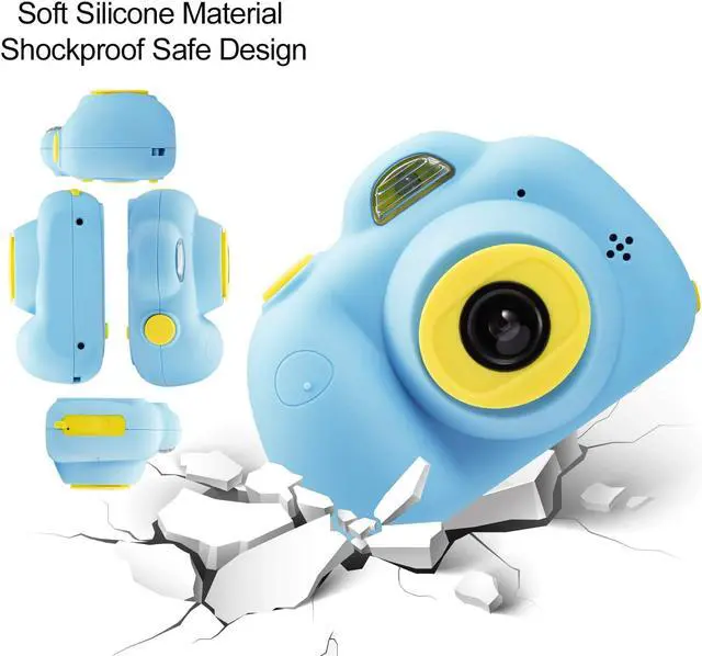 Alt view image 6 of 7 - Werleo Kids Camera Gifts for 4-8 Year Old Girls, Shockproof Cameras Great Gift Mini Child Camcorder for Little Girl with Soft Silicone Shell for Outdoor Play - 32GB Memory Card Included