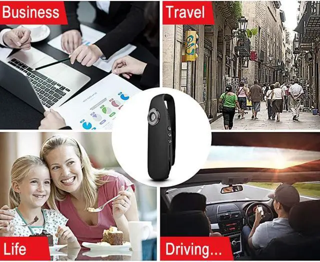 Alt view image 7 of 7 - HD 1080P Mini Camera Hidden Spy Camera Motion Detecion Voice Recorder 130 Degree Wide Angle DV Camera Outdoor Sports Camera