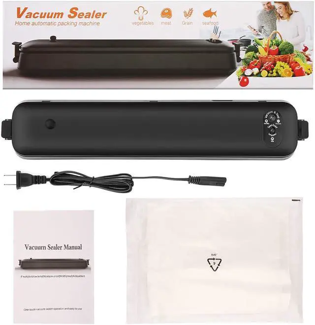 Alt view image 7 of 7 - Werleo Automatic Food Vacuum Sealer Machine Portable Mini Vacuum Sealer for Food Preservation Saver Dry and Moist Modes Kitchen Meat Vacuum Sealer with 15 Sealing Bags