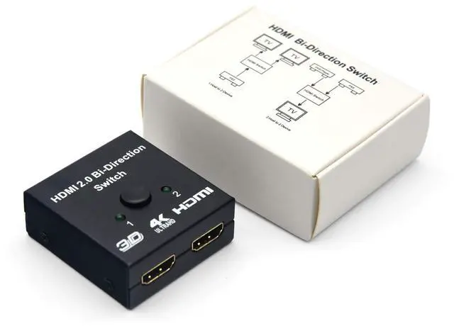 Alt view image 6 of 6 - HDMI Bi-Directional Switch Werleo Bi-Direction 4K HDMI Splitter Supports Full 3D 4K 1080P HD Player