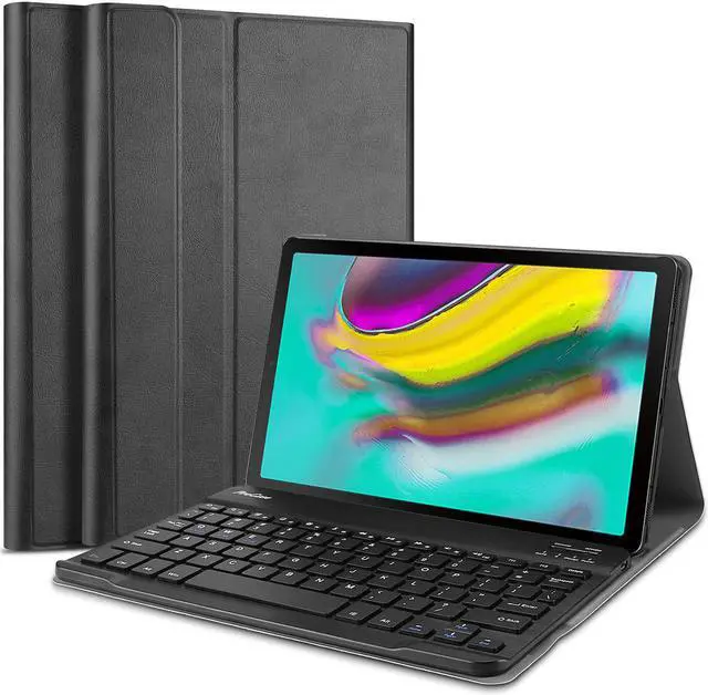 Main image of Werleo Galaxy Tab S5e 2019 Keyboard Case T720 T725 Slim Shell Lightweight Cover with Magnetically Detachable Wireless Keyboard for Galaxy Tab S5e 10.5 Inch SM-T720 (Wi-Fi) SM-T725 (LTE) Black