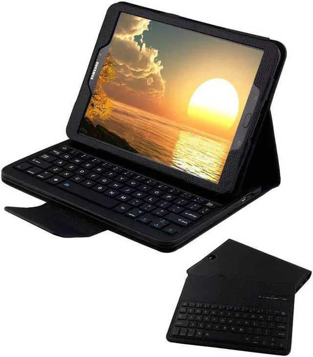 Main image of Samsung Galaxy Tab S3 9.7 Keyboard Case Slim Separable Fit PU Leather Case Cover with Wireless Bluetooth Keyboard for Samsung Galaxy Tab S3 9.7 Inch SM-T820 T825