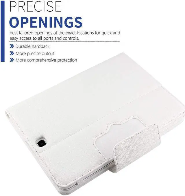 Alt view image 2 of 6 - Keyboard Case for Samsung Galaxy Tab A 9.7 SM-T550 / T555 Detachable Magnetic Removable Wireless Bluetooth Keyboard Cover Auto Sleep Wake with Stand Folio Slim Fit Premium PU Leather Case