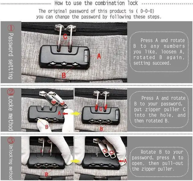 Alt view image 3 of 5 - Werleo Laptop Backpack Business Anti Theft Waterproof Travel Backpack with USB Charging Port & Headphone Interface for College Student for Women Men Fits Under 15.6 Inch Laptop Notebook