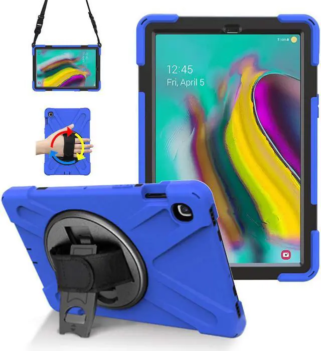 Main image of Werleo Samsung Galaxy Tab S5e 10.5 Inch 2019 T720 T725 Case Heavy Duty Shockproof Cases with 360 Degree Rotating Hand Strap / Kickstand / Shoulder Strap for 10.5" Galaxy Tab S5e Tablet SM-T720 / T725