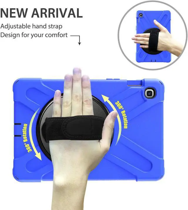 Alt view image 3 of 6 - Werleo Samsung Galaxy Tab S5e 10.5 Inch 2019 T720 T725 Case Heavy Duty Shockproof Cases with 360 Degree Rotating Hand Strap / Kickstand / Shoulder Strap for 10.5" Galaxy Tab S5e Tablet SM-T720 / T725