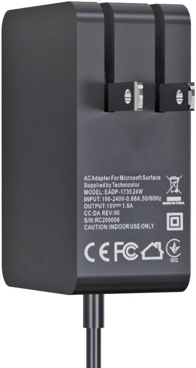 Alt view image 6 of 7 - Surface Go Charger Power Supply Adapter 24W 15V 1.6A Compatible Microsoft Surface Go / Surface Pro 4 Core m3 / Surface Pro 3 Core m3 / Surface Pro 2017 Core m3 /Surface Laptop Core m3 Carrying Case