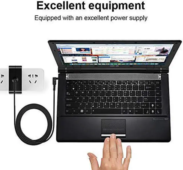 Alt view image 7 of 7 - 19V 2.37A 45W Laptop AC Adapter Charger Compatible with Asus Zenbook X540L UX305 UX21A UX32A Series Taichi 21 31 Asus Transformer Book Flip T300LA TP300LA Fits ADP-45AW A Power Supply Cord 4.0x1.35mm