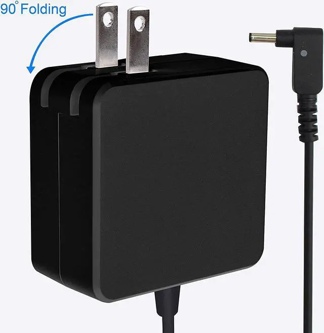 Alt view image 3 of 7 - 19V 2.37A 45W Laptop AC Adapter Charger Compatible with Asus Zenbook X540L UX305 UX21A UX32A Series Taichi 21 31 Asus Transformer Book Flip T300LA TP300LA Fits ADP-45AW A Power Supply Cord 4.0x1.35mm