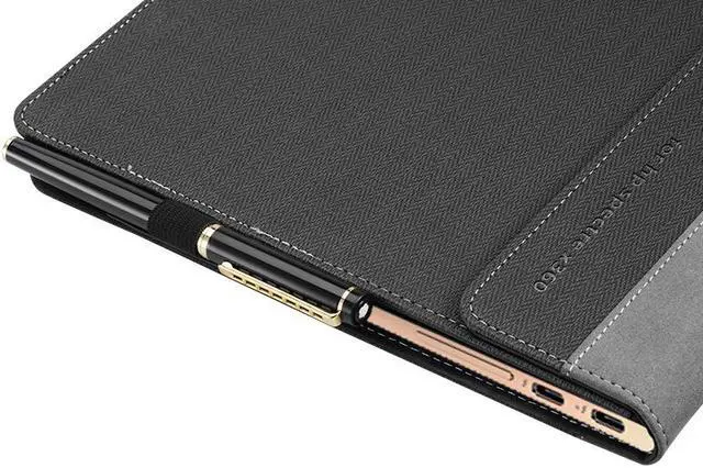 Alt view image 5 of 7 - Hp Spectre X360 15.6 inch Case PU Leather Folio Stand Hard Cover Compatible for Hp Spectre x360 15t touch / 15-CH011 / 15-BL000 Series 15.6" 2 in 1 Laptop Sleeve (NOT FIT 15-AP000 Series)