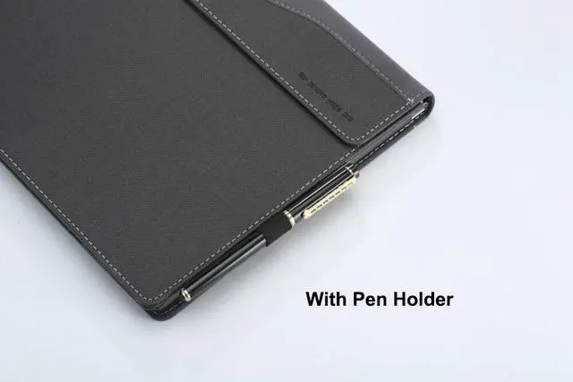 Alt view image 6 of 7 - Protective Case for Lenovo Yoga C930 / Yoga 920 / Yoga 910 13.9 Inch Hard Tablet Case Shell PU Leather Folio Stand Cover for Lenovo Yoga 7 Pro / 6 Pro / Yoga 5 Pro 13.9" Laptop Cover
