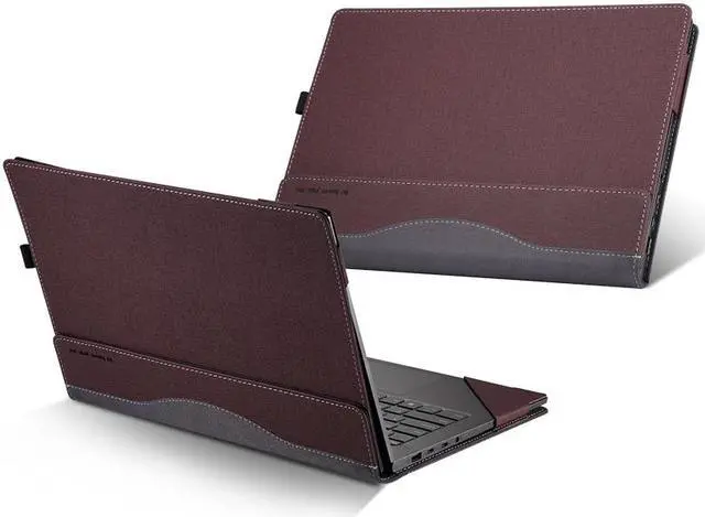 Main image of Protective Case for Lenovo Yoga C930 / Yoga 920 / Yoga 910 13.9 Inch Hard Tablet Case Shell PU Leather Folio Stand Cover for Lenovo Yoga 7 Pro / 6 Pro / Yoga 5 Pro 13.9" Laptop Cover