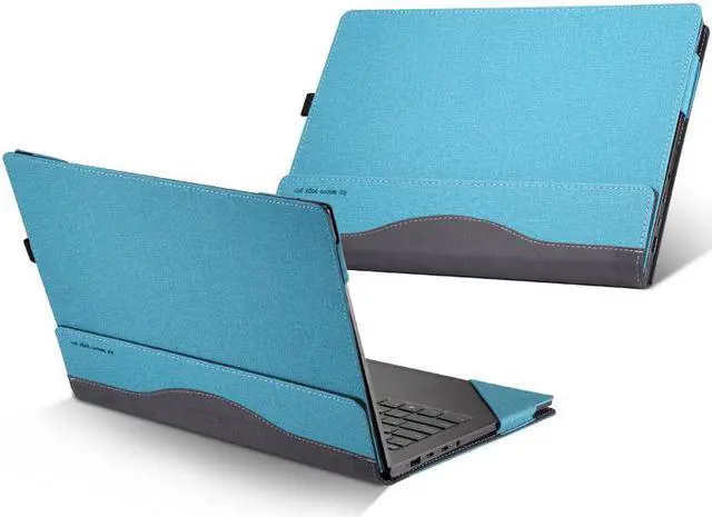 Main image of Protective Case for Lenovo Yoga C930 / Yoga 920 / Yoga 910 13.9 Inch Hard Tablet Case Shell PU Leather Folio Stand Cover for Lenovo Yoga 7 Pro / 6 Pro / Yoga 5 Pro 13.9" Laptop Cover