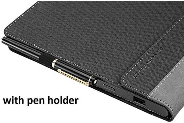 Alt view image 5 of 7 - Werleo For Lenovo Yoga 730 Case PU Leather Folio Protective Laptop Cover For Lenovo Yoga 730 - 13 inch / 13.3 Inch