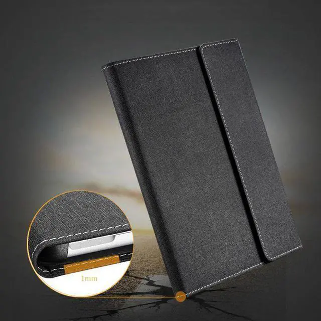 Alt view image 6 of 7 - for Microsoft New Surface Go 10 Inch Tablet Case Cover PU Leather Folio Stand Cover Protective Type Keyboard Cover Compatible for Surface Go 10" 2018 Release