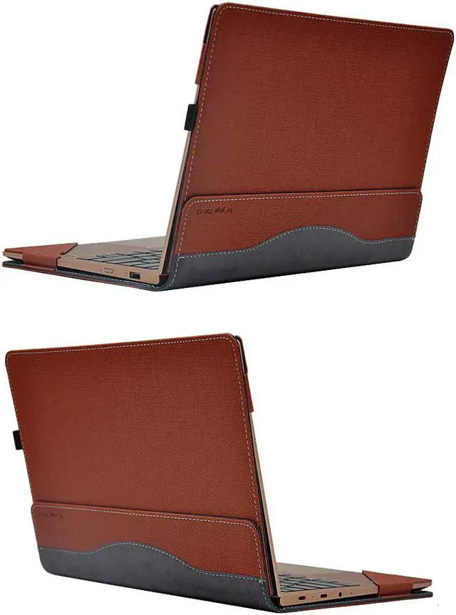 Alt view image 2 of 7 - For Lenovo Yoga 720 15 720-15IKB Case PU Leather Folio Protective Laptop Cover For 15.6 inch Lenovo Yoga 720 15 720-15IKB