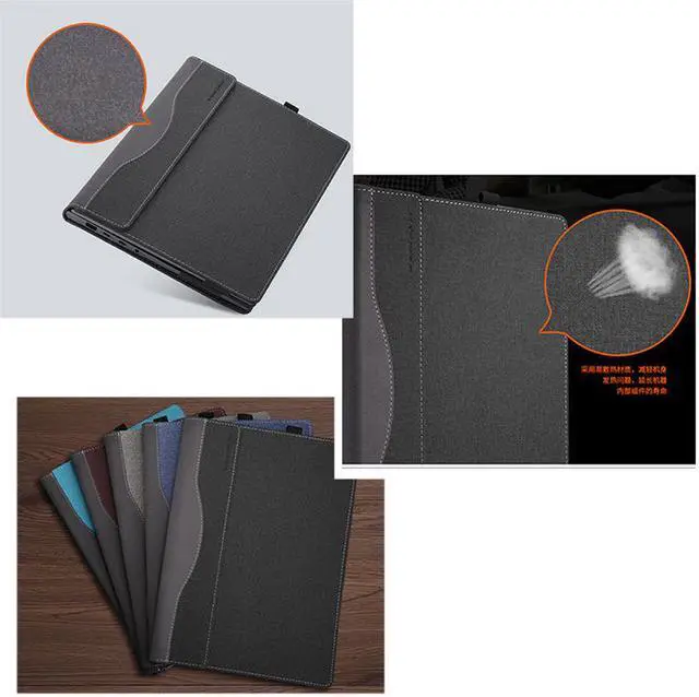 Alt view image 3 of 7 - Compatible with Lenovo Yoga 530 14 Inch Case Cover Sleeve PU Leather Folio Protective Cover for Lenovo Yoga 530 14" Tablet