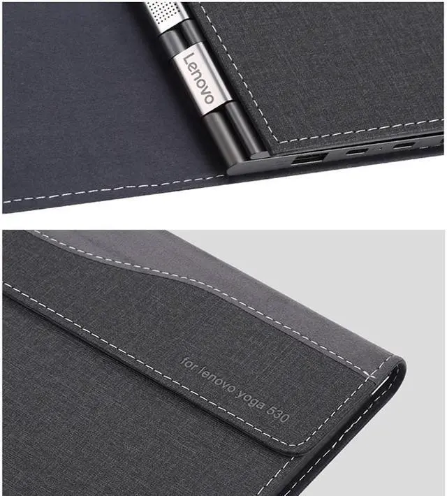 Alt view image 6 of 7 - Compatible with Lenovo Yoga 530 14 Inch Case Cover Sleeve PU Leather Folio Protective Cover for Lenovo Yoga 530 14" Tablet