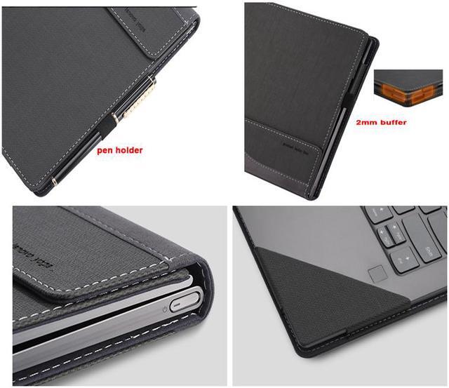 Alt view image 6 of 7 - Werleo For Lenovo Yoga 720 Case PU Leather Folio Protective Laptop Cover For Lenovo Yoga 720 - 13 inch / 13.3 Inch