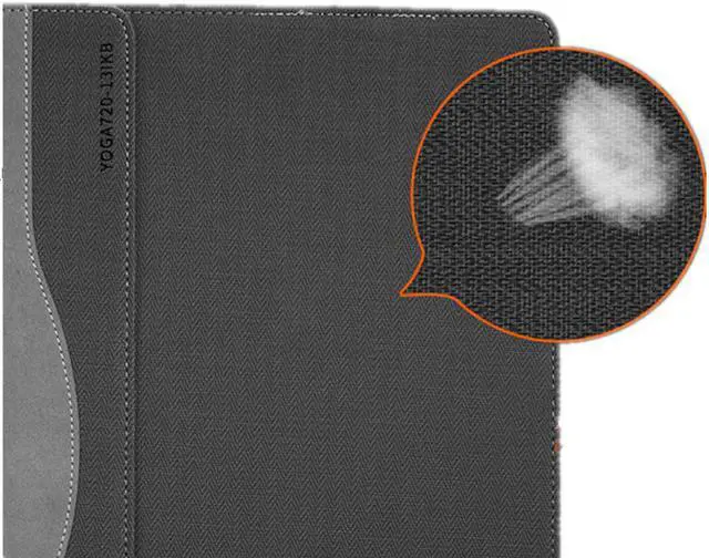 Alt view image 5 of 7 - Werleo For Lenovo Yoga 720 Case PU Leather Folio Protective Laptop Cover For Lenovo Yoga 720 - 13 inch / 13.3 Inch