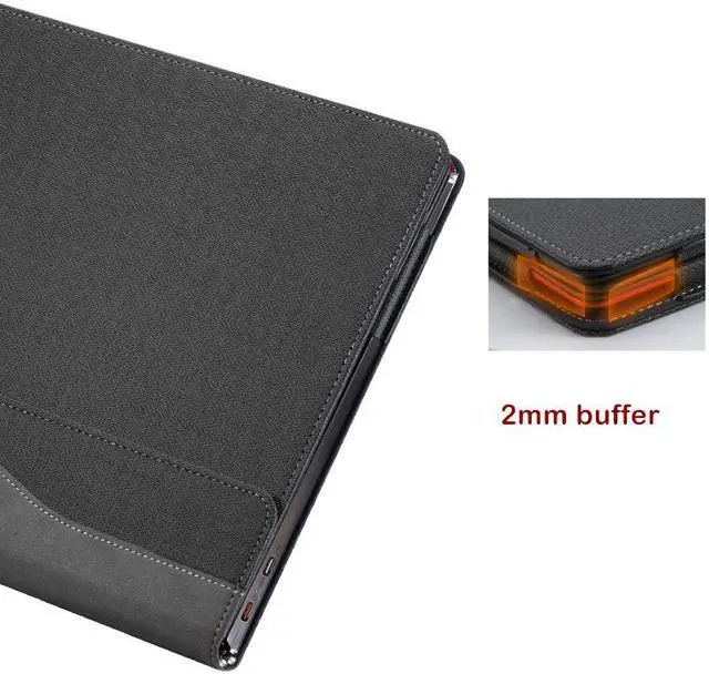 Alt view image 4 of 7 - Werleo For Lenovo Yoga 720 Case PU Leather Folio Protective Laptop Cover For Lenovo Yoga 720 - 13 inch / 13.3 Inch