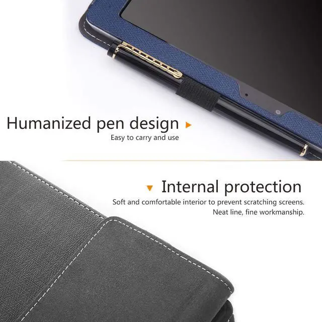 Alt view image 2 of 7 - Lenovo 12.2" Miix 510 Case Cover PU Leather Folio Stand Cover Protective Case for Lenovo Miix 510 12.2 inch