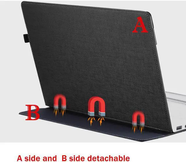 Alt view image 7 of 7 - Lenovo 12.2" Miix 510 Case Cover PU Leather Folio Stand Cover Protective Case for Lenovo Miix 510 12.2 inch