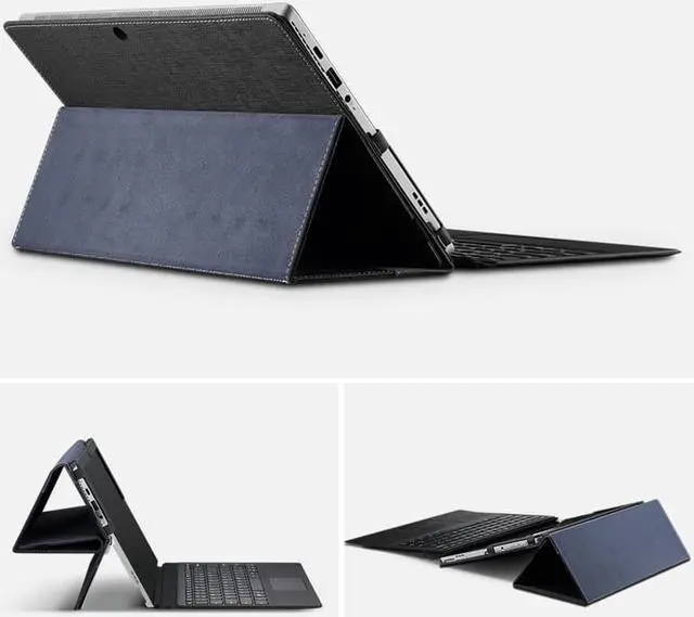 Alt view image 5 of 7 - Lenovo 12.2" Miix 510 Case Cover PU Leather Folio Stand Cover Protective Case for Lenovo Miix 510 12.2 inch
