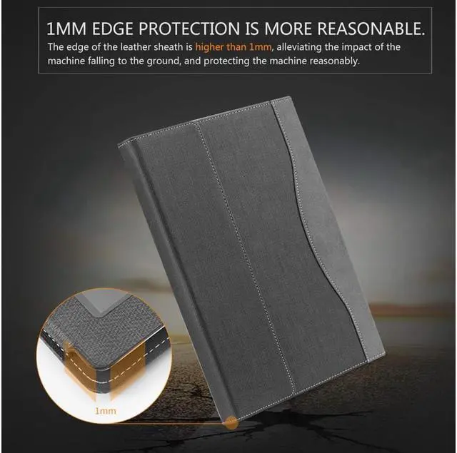 Alt view image 6 of 7 - Lenovo 12.2" Miix 510 Case Cover PU Leather Folio Stand Cover Protective Case for Lenovo Miix 510 12.2 inch
