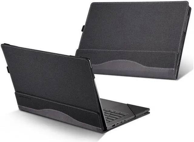 Alt view image 2 of 7 - Protective Case for Lenovo Yoga 900 13.9 Inch Hard Laptop Case Shell PU Leather Folio Stand Cover for Lenovo Yoga 4 Pro 13.9" Laptop Cover