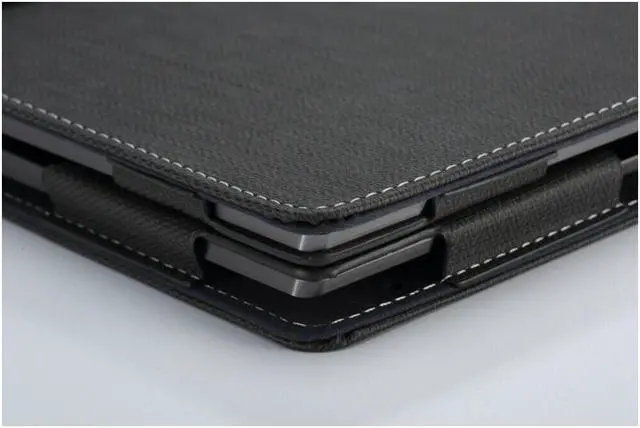 Alt view image 6 of 7 - Protective Case for Lenovo Yoga 900 13.9 Inch Hard Laptop Case Shell PU Leather Folio Stand Cover for Lenovo Yoga 4 Pro 13.9" Laptop Cover