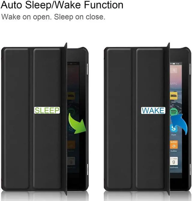 Alt view image 4 of 7 - Werleo Protective Case for Amazon All New Fire 7 2019 9th Generation 2019 Release - Light Weight Shock Proof Convertible Handle Stand Kids Cover for Fire 7 Tablet 9th Gen 2019 Release