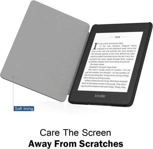 Alt view image 3 of 7 - Werleo Case Kindle Paperwhite - 10th Generation 2018 Releases - Thinnest Lightest Smart Shell Cover with Auto Wake / Sleep for Amazon Kindle Paperwhite 2018 E-Reader