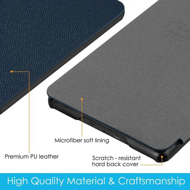 Alt view image 6 of 7 - Werleo Case Kindle Paperwhite - 10th Generation 2018 Releases - Thinnest Lightest Smart Shell Cover with Auto Wake / Sleep for Amazon Kindle Paperwhite 2018 E-Reader