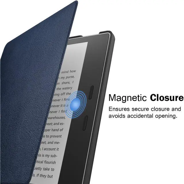 Alt view image 6 of 7 - Werleo Case For  All-New Kindle Oasis - 9th and 10th Generation ONLY 2017 and 2019 Release - Premium Ultra Lightweight Shell Cover with Auto Wake / Sleep
