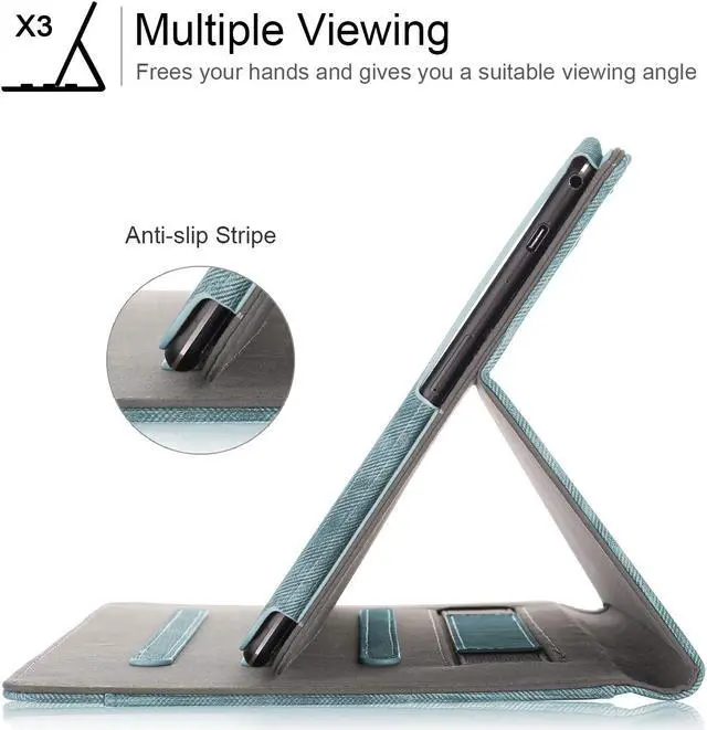 Alt view image 2 of 7 - Case for Lenovo Tab M10 / P10 Smart Folio Stand Cover For Lenovo Tab M10 X605F / P10 X705F 10.1 inch Tablet with Multiple Viewing Angles / Document Card Pocket