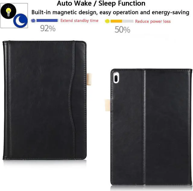 Alt view image 3 of 7 - Case for Lenovo Tab E10 TB-X104F / Lenovo Tab 4 10 / Tab 4 10 Plus 10 inch / Moto Tab TB-X704A Smart Folid Stand Cover with Multiple Viewing Angles and Auto Wake / Sleep Function