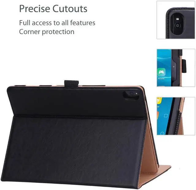 Alt view image 5 of 7 - Werleo Lenovo Tab P10 10.1 Case 2018 Released Stand Folio Case Cover for Lenovo Tab P10 TB-X705F TB-X705L 10.1 Inch Tablet with Multiple Viewing Angles / Document Card Pocket