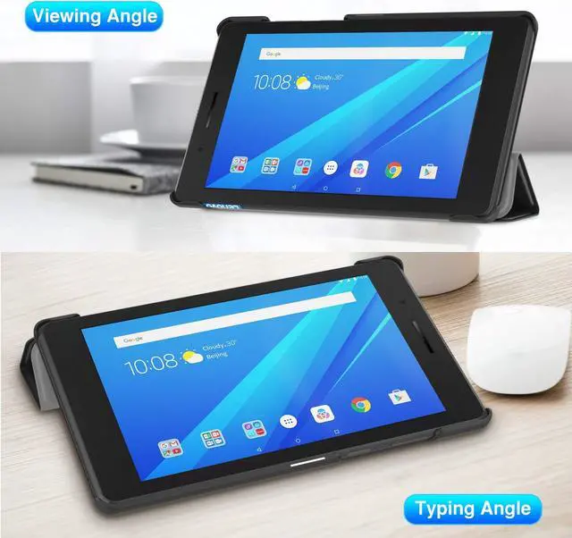 Alt view image 3 of 7 - Werleo Case For Lenovo Tab E7 TB-7104F 7 inch Cover Ultra Thin Tri-Fold Stand Shell Cover for Lenovo Tab E7 7 inch 2018 Release