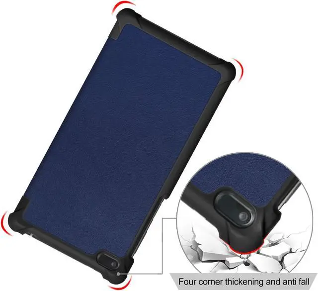 Alt view image 6 of 7 - Werleo Case For Lenovo Tab 7 / Tab 4 7 Ultra-Thin Custer PU Leather Case Shell Hard Case Cover for Lenovo Tab 7 / Tab 4 7 TB-7504F TB-7504N TB-7504X