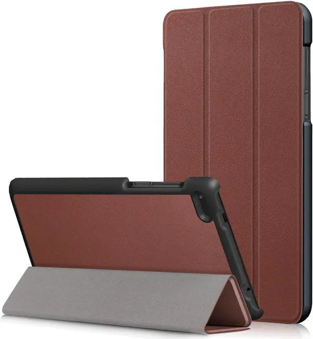 Main image of Protective Case For Lenovo Tab 7 Essential / Tab4 7 Essential - Ultra-Thin Custer PU Leather Case Shell Hard Cover for Lenovo Tab 7 Essential TB-7304F TB-7304I TB-7304X