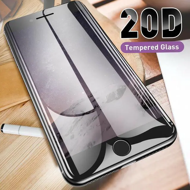 Alt view image 6 of 7 - 2PCS 20D Curved Edge Full Cover Tempered Glass Screen Protector For Apple iPhone 6 / iPhone 6S Protection Film