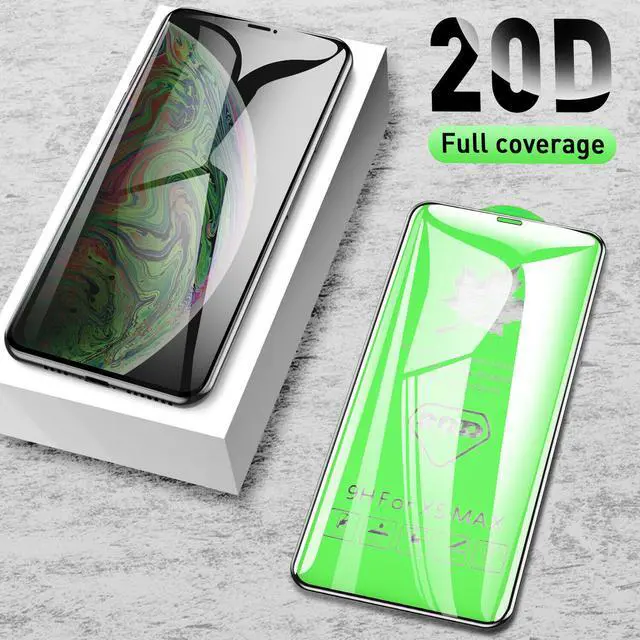 Alt view image 7 of 7 - 2PCS 20D Curved Edge Full Cover Tempered Glass Screen Protector For Apple iPhone 8 Protection Film