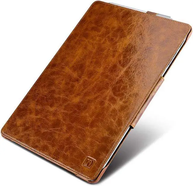 Alt view image 2 of 7 - Surface Pro 6 Case New Surface Pro 2017 Leather Case Genuine Leather Magnetic Snap with Kickstand / Keyboard Cover & Pen Holder Folio Flip Case for Microsoft Surface Pro 4 / Pro 5 / Pro 6