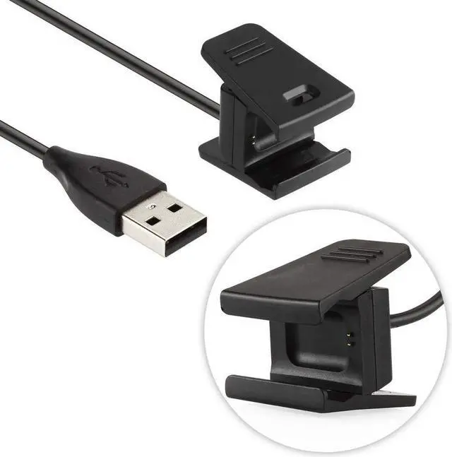 Alt view image 6 of 6 - Werleo Fitbit Charge 2 Charger 2Pcs Replacement USB Charger Charging Cable for Fitbit Charge 2 with Cable Cradle Dock Adapter for Fitbit Charge 2 Smart Watch - 3.3 feet +1.6 feet
