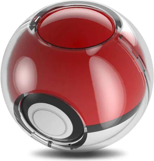 Alt view image 5 of 7 - WERLEO Protective Case for Nintendo Switch Pokeball Plus Controller Accessories Hard Cover Case for Switch Pokeball Childern Kids Poke Ball Plus Pikachu Eevee Case Clear