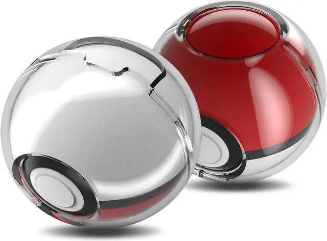 Alt view image 6 of 7 - WERLEO Protective Case for Nintendo Switch Pokeball Plus Controller Accessories Hard Cover Case for Switch Pokeball Childern Kids Poke Ball Plus Pikachu Eevee Case Clear