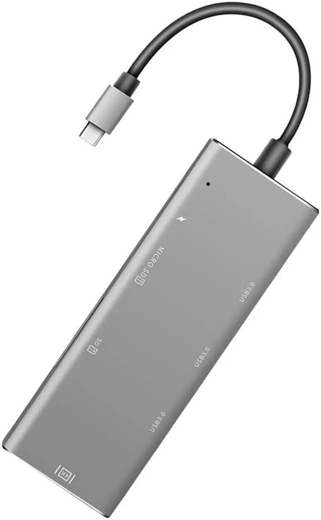 Alt view image 6 of 7 - USB C Hub Premium Type-C Adapter 7 in 1 USB-C Dock with 4K HDMI Output PD Charging SD / TF  Card Reader 3 USB 3.0 Ports for MacBook Google Chromebook Windows Surface Pro and More USB C Devices